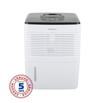 Обезвлажнител за въздух Rohnson R 9812, 2 л вместимост на резервоара, филтър, за помещения до 45кв.м., 12 л./24 часа капацитет на изсушаване, бял | JAR Computers Rohnson R 9812