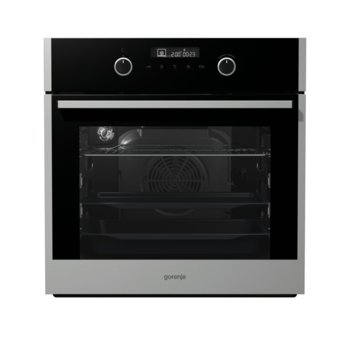 Фурна за вграждане GORENJE BO 647 A30 XG, клас А+, 67 л., 3300 W, механично управление, AquaClean, GentleClose затваряне, сива | JAR Computers GORENJE BO 647 A30 XG