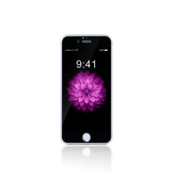 Стъклен протектор за iPhone 6/6S, 5D, Черен