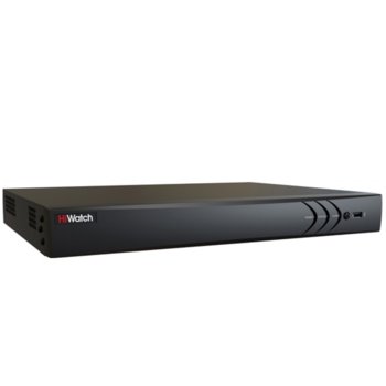 Хибриден видеорекордер HiWatch DS-H204U, 4 канала, H.264+/ H.264, 1x SATA, 2х USB 2.0, 1x RJ-45, 1x HDMI, 1x VGA | JAR Computers HiWatch DS-H204U