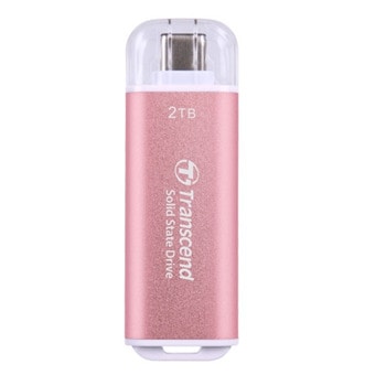 Памет SSD 2TB Transcend ESD300 (TS2TESD300P), USB Type-C, скорост на четене до 1050MB/s, скорост на запис до 950MB/s | JAR Computers Transcend ESD300P 2TB TS2TESD300P