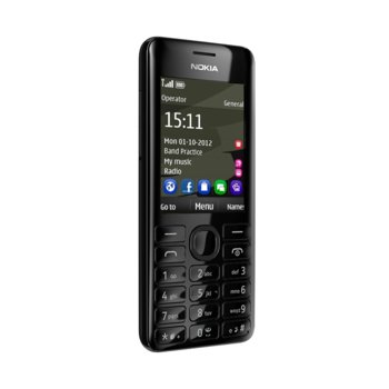 Nokia 206.1 NV BG Черен