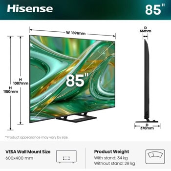 Hisense 85E8S | JAR Computers Hisense 85E8S