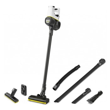 Прахосмукачка Karcher VC 4 Cordless myHome Car, вертикална, безжична, 650ml капацитет на контейнера, до 30 минути време на работа, 3-степенна филтрация, черна | JAR Computers Karcher VC 4 Cordless myHome Car 1.198-632.0