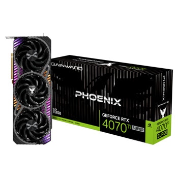 Видео карта Nvidia GF RTX 4070 Ti Super, 16GB, Gainward Phoenix, PCI-E 4.0, GDDR6X, 256-bit, DisplayPort, HDMI | JAR Computers Gainward GF RTX 4070 Ti Super Phoenix