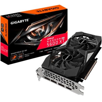 Видео карта AMD Radeon RX 5600 XT, 6GB, Gigabyte WINDFORCE OC, PCI-E 4.0, GDDR6, 192bit, DisplayPort, HDMI | JAR Computers GIGABYTE Radeon RX 5600 XT WINDFORCE 6GB OC 3Y