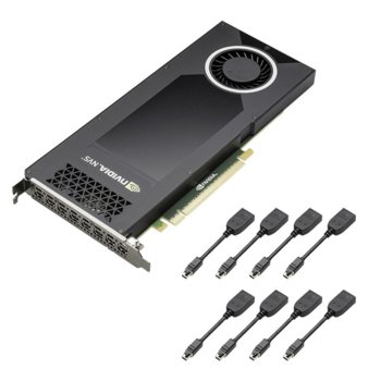Видео карта Nvidia NVS 810 DP, 4GB, PCI-E, GDDR3, 128-bit, 8x mDP | JAR Computers PNY Quadro NVS 810 DP 4GB