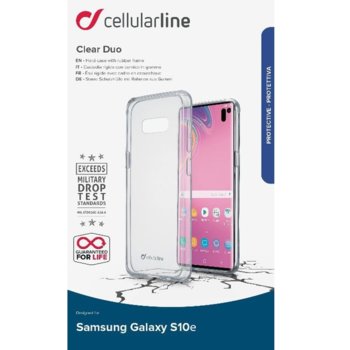 Cellular Line ClearDuo for Samsung Galaxy S10e