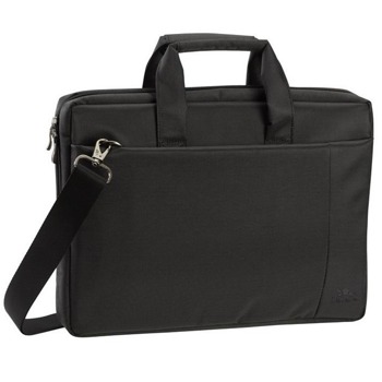 Чанта за лаптоп Rivacase 8231 BL, до 15.6" (39.60cm), найлон, подплатени дръжки, черна | JAR Computers Rivacase 8231 BL