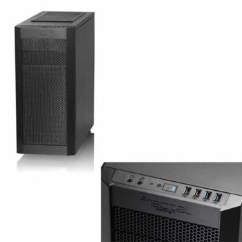 ATX, Fractal Design CORE 3000, USB3.0 черна, без захранване | JAR Computers FD CORE 3000 USB3 ATX BLACK
