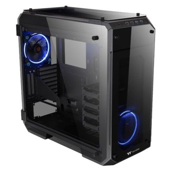 ATX/mATX/MINI-ITX Thermaltake View 71, с прозорец със закалено стъкло, черна, без захранване | JAR Computers Thermaltake View 71 със закалено стъкло