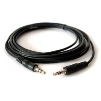 Аудио кабел DeTech, 3.5mm Jack(м) към 3.5mm Jack(м), 3m, черен | JAR Computers DeTech 3.5mm Jack(м) към 3.5mm Jack(м) 3m 18039
