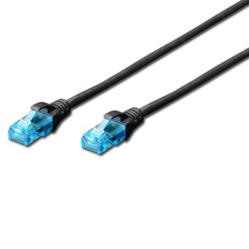 Пач кабел Cat.5e 2m UTP черен DK-1511-020/BLACK