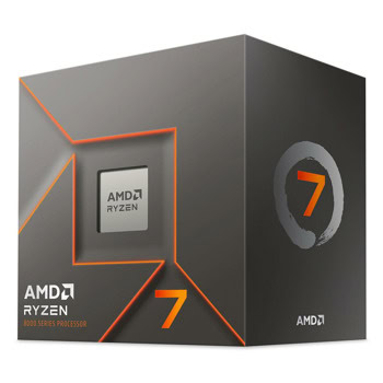 Процесор AMD Ryzen 7 8700F, осемядрен (4.1/5.0GHz, 16MB Cache, AM5), BOX, с охлаждане | JAR Computers AMD Ryzen 7 8700F Box 100-100001590BOX