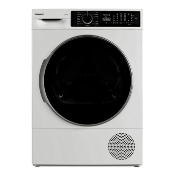 Сушилня Finlux TDF-9AD3, 9 кг. капацитет, свободностояща, 59.6 см ширина, 15 програми, термопомпа, бяла | JAR Computers Finlux TDF-9AD3
