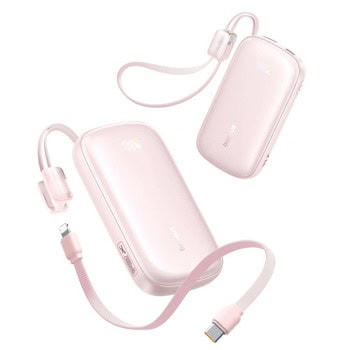 baseus qpow3 ultra enerfill power bank розова