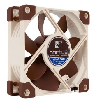 Вентилатор 80mm, Noctua NF-A8-PWM, 1750rpm | JAR Computers Вентилатор Fan 80mm NF-A8-PWM