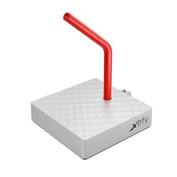 Стойка за кабел на мишка Xtrfy B4, съвместимо със всички видове мишки, червена/бяла | JAR Computers Xtrfy B4, за кабела на мишката, Retro