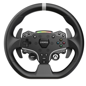 Волан MOZA ESX Steering Wheel, за PC, XBOX, черен | JAR Computers MOZA ESX Steering Wheel 28cm за PC и XBOX