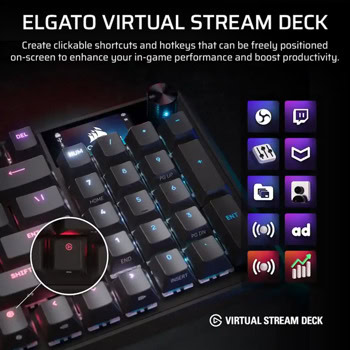 corsair vanguard 96 wireless black ch-91f901e-na | JAR Computers corsair vanguard 96 wireless black ch-91f901e-na