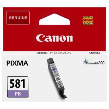 Касета за Canon PIXMA TS9155/TS9150/TS8150/TS8151/TS8152 - CLI-581 - Photo Blue - 5.6ml image