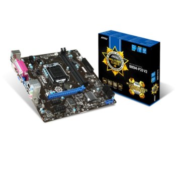 Дънна платка MSI B85M-P33 V2, B85, LGA1150, DDR3, PCI-E 3.0 (DVI), SB7.1, Lan1000, 2x SATA 6Gb/s, 2x USB3.0, Micro-ATX | JAR Computers MSI B85M-P33 V2