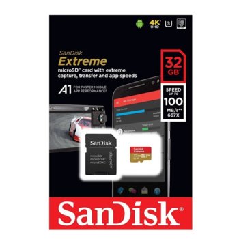 SANDISK Extreme microSDHC 32GB SDSQXAF-032G-GN6MA