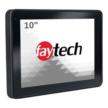 Индустриален монитор Faytech 1010502306 FT10TMCAPOB, 9.7" (24.63 cm) HD Touchscreen, HDMI, DisplayPort, VGA | JAR Computers Faytech 1010502306 FT10TMCAPOB