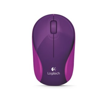 Мишка Logitech M187, безжична, USB, лилава | JAR Computers Logitech Wireless Mini Mouse M187