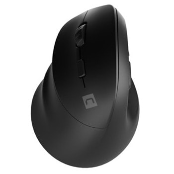 Мишка Natec Crake 2 Left handed, вертикална, безжична, Bluetooth, оптична (2400 dpi), 6 бутона, USB, черна, за лява ръка | JAR Computers Natec Crake 2 NMY-2049