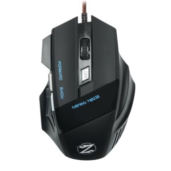Мишка ZornWee G509, оптична (3200 dpi), гейминг, USB, черна | JAR Computers ZornWee G509 black