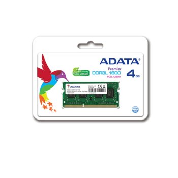 4GB DDR3L 1600MHz A-Data SO-DIMM ADDS1600W4G11-B