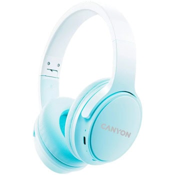 Слушалки Canyon OnRiff 4, безжични/жични, Bluetooth, Jack 3.5mm, микрофон, до 50 часа време на работа, сини | JAR Computers Canyon OnRiff 4 Blue CNS-CBTHS4BL
