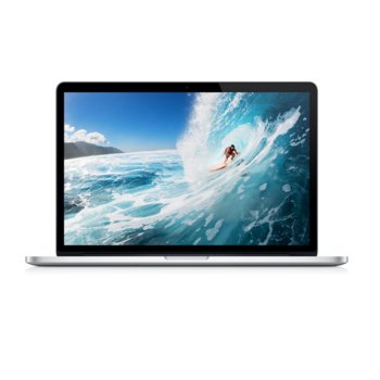 Лаптоп 15.4" (39.11 cm) Apple MacBook Pro 15 (MGXC2Z/A), четири-ядрен Intel Core i7 2.5/3.7GHz, IPS LED Retina display & nVidia GeForce GT 750M 2GB (Thunderbolt), 16GB, 512GB SSD, 2x USB 3.0, BG keyboard, iOS, 2.02kg, 2г. гаранция | JAR Computers 15.4 Apple MacBook Pro 15 MGXC2Z/A