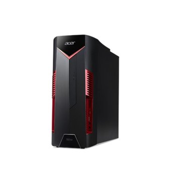 Настолен компютър Acer Nitro N50-600 (DG.E0MEX.037) в комплект със монитор Acer KG251QFbmidpx 24.5" FHD, шестядрен Coffee Lake Intel Core i5-8400 2.8/4.0 GHz, GeForce GTX 1050 Ti 4GB, 8GB DDR4, 512GB SSD, 1x USB Type-C, клавиатура и мишка, Endless OS | JAR Computers Acer Nitro N50-600 (DG.E0MEX.037) + KG251QFbmidpx