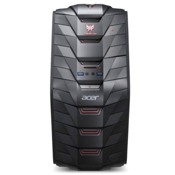 Настолен компютър Acer Predator G3-710 (DT.B1PEX.013), четири-ядрен Skylake Intel Core i5-6400 2.7/3.3GHz, GeForce GTX 950 2GB, 8GB DDR4 RAM, 1TB HDD 7200 rpm, 6x USB 3.0, клавиатура и мишка, Windows 10 | JAR Computers Acer Predator G3-710 DT.B1PEX.013