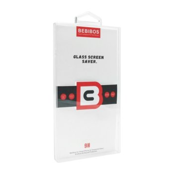 Стъклен протектор за iPhone 6 Plus, 5D, Черен