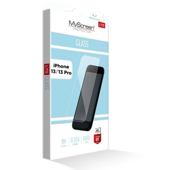 Протектор от закалено стъкло /Tempered Glass/ MyScreen Protector Lite Glass Edge Full, за iPhone 13/13 Pro | JAR Computers MyScreen Protector Lite Glass за iPhone 13/13 Pro