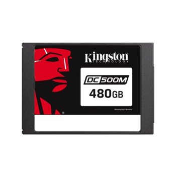 Памет SSD 480GB, Kingston DC500M, SATA 3.0 (6Gb/s), 2.5"(6.35 cm), скорост на четене 555 MB/s, скорост на запис 520MB/s | JAR Computers Kingston DC500M 480GB SATA 2.5