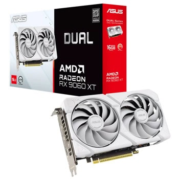 ASUS Radeon RX 9060 XT 16GB Dual White Edition