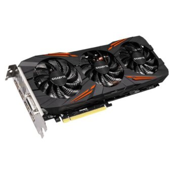 Видео карта GF GTX 1070, с безплатен код за игра, 8GB, Gigabyte GV-N1070G1 GAMING-8GD, PCI-E 3.0, GDDR5, 256 bit, Display Port, HDMI, DVI | JAR Computers Gigabyte GV-N1070G1 GAMING-8GD