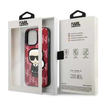 Monogram Ikonik за iPhone 13 Pro червен