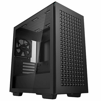 Кутия DeepCool CH370, Micro ATX/Mini ITX, 2x USB 3.0, прозорец, черна, без захранване | JAR Computers DeepCool CH370 R-CH370-BKNAM1-G-1
