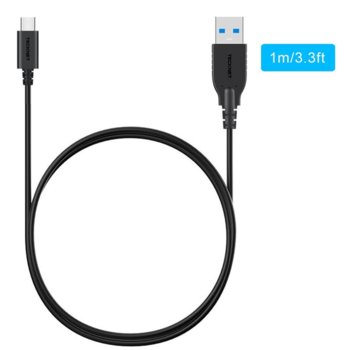 TeckNet TA100 3.1 USB A(м) към USB C(м) 1m