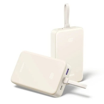 Външна батерия /power bank/ Ugreen PB521, 20 000mAh, бяла, 1x USB-C(м), 1x USB-A(ж) | JAR Computers Ugreen PB521 45207