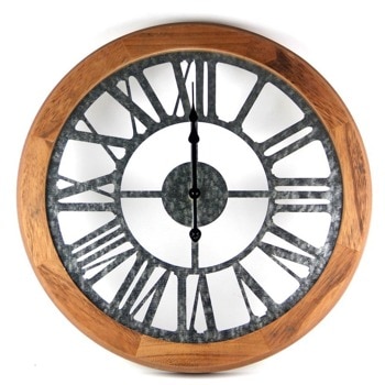 Часовник Platinet Birmingham (PZWCB), стенен, дизайнерски, аналогово указание, кафяв image