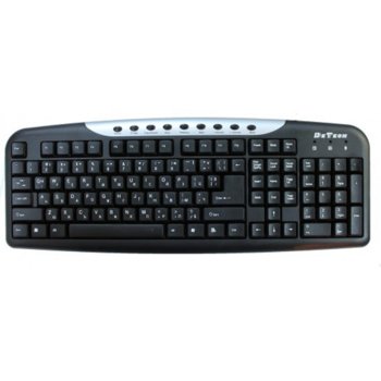 Мултимедийна DeTech KB303М PS2 кирилизирана  6033