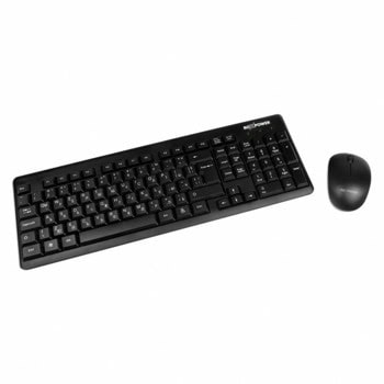 Комплект клавиатура и мишка RoxPower LK-4010, безжични, 1200dpi, USB, черни | JAR Computers RoxPower LK-4010