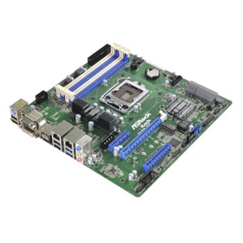 Дънна платка за сървър ASRock Rack Z97M WS, LGA1150, DDR3 UDIMM, 2x LAN1000, 6x SATA 6Gb/s, RAID 0,1,5,10, 2x USB 3.0, Micro ATX | JAR Computers ASRock Rack Z97M WS