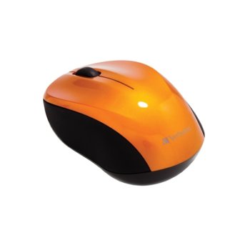 Мишка Verbatim Go Nano, безжична (2.4GHz), оптична (1300 dpi), USB, оранжева image